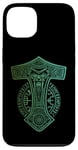 Coque pour iPhone 13 Marteau de Thor Mjölnir Odin Vegvisir Runes Viking