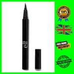 e.l.f. H2O Proof Eyeliner Pen, Felt Tip, Waterproof Liquid Formula, Jet Black,