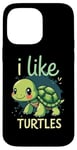 iPhone 14 Pro Max I Like TURTLES Cartoon Turtle Case