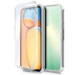 Cool 3D Silicone Case for Xiaomi Redmi 13C / Poco C65 (Transparent Front + Back)