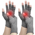 2 Pairs Compression Gloves, Arthritis Gloves for Women & Men, Carpal Tunnel Fit