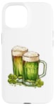 iPhone 15 St. Patricks Day Paddys Design Fun to Beers Whiskey Party Case