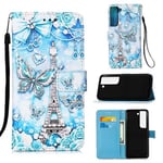 Samsung Galaxy S22 Ultra      Designer PU Case      EiffelTower