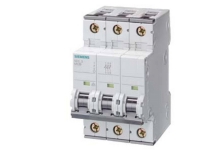 SIEMENS Strömbrytare C 6A, 3-poligC-karaktäristik6kA kortslutningskapacitet400AC, 60VDC, 54 mm bred