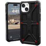 UAG Monarch - beskyttelsesdeksel for iPhone 15 Plus (kevlar svart)