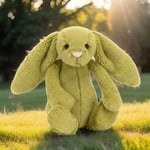 NEW WITH TAGS! JELLYCAT® LONDON - I AM BASHFUL MOSS BUNNY - SMALL - BASS6MOSS