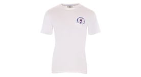 T shirt lebram burn fat not fuel blanc