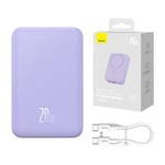 Powerbank Baseus Magnetic Mini 20000mAh, USB-C 20W MagSafe (lila)