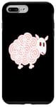 Coque pour iPhone 7 Plus/8 Plus Mouton rose – Dessin animé drôle de moutons