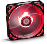 H-FAN NXHUMMERF120LR Boîtier PC LED Rouge 12 cm.[V1333]