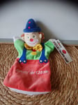 Doudou marionnette clown rêves de clown neuf + cadeau 