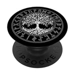 PopSockets Celtic Tree of Life, Runes, Viking, Yggdrasil, Nordic Symbol PopSockets Swappable PopGrip