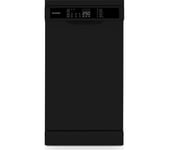 MONTPELLIER MDWD1064BK Slimline Dishwasher - Black, Black