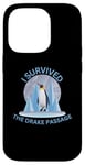 iPhone 14 Pro Antarctica I Survived The Drake Passage Penguin Iceberg Case