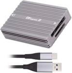 Lecteur De Cartes Usb 3.1 Type-C Usb3.0 Type-A Vers Cf Express Extension Cfe Type-A Et Type-B Cfa R5 Z6 Z7 Cfb