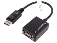 Cable DisplayPort 1.2 male D-Sub femelle HD