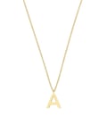 Letter Necklace A-Ö Gold