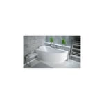 Azura Home Design - Baignoire d'angle oriega 150 cm gauche avec tablier