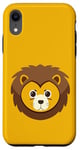 iPhone XR Cute Yellow Lion Face Costume For Kids and Toddlers Case