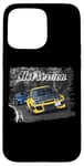 Coque pour iPhone 15 Pro Max CP9A Racing CAR jaune vs bleu