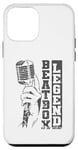 Coque pour iPhone 12 mini Microphone et une légende Beat Box