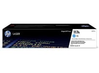 HP117A Cyan Genuine HP Laser Toner Cartridge W2071A