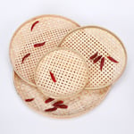 Natural Bamboo Basket Bulk Food Holder Fruit Baskets New Basket Tray  Kitchen