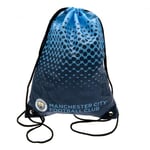 MANCHESTER CITY FC DRAWSTRING SWIMMING SPORTS GYM BAG PE KIT SWIM FD