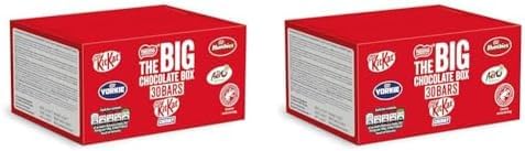 Nestlé The Big Chocolate Box, 30 x Chocolate Bars – KitKat, KitKat Chunky, Yorkie, Aero, Munchies – Chocolate Sharing Gift, 1.3kg (Pack of 2)