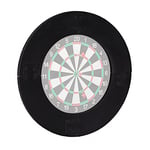 Relaxdays, noir Bordure de protection R7,bague cible pour jeu de fléchettes tournoi dartboard 45 cm, Ø 72 cm, Adulte unisexe, 72 x 72 x 3 cm