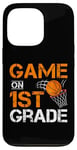 Coque pour iPhone 13 Pro Jeux drôles sur le premier jour d'école de basket-ball de première année