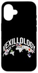 Coque pour iPhone 16 Vexillology Carte Du Monde Drapeau Drapeau Amoureux