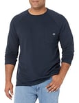 Dickies Men's Temp-iq Performance Cooling Long Sleeve T-Shirt, Dark Navy, Large