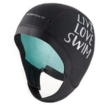 BUDDYSWIM Bonnet Néoprène 2,5 mm pour la Natation en Eau Libre. Isole du Froid avec Fermeture Velcro. Utile pour la Plongée sous-Marine, Le Surf et Le Travail dans l'eau