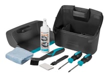 GARDENA maintenance and cleaning: Accessory Kit for the cleaning and maintenance of GARDENA Robotic Lawnmower, with sanding, brushes, plastic cleaning spray and a screwdriver (4067-20)