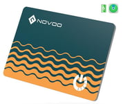 NOVOO Air Tag Card Wallet Tracker Thin 1,6 mm, Smart Card Slim, Batterie 6 Ans, IP68 étanche, Compatible Apple Où est (iOS), Bluetooth GPS, Localisateur de Portefeuille, valises, passeports