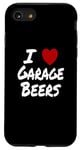 Coque pour iPhone SE (2020) / 7 / 8 I Heart (Love) Garage Bières Weekend Relaxation Man Cave