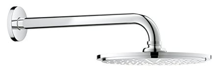 Grohe Rainshower Cosmopolitan Metal Ensemble Pommeau de Douche Monojet, Technologie Ecojoy, Chrome, Ø 210 mm