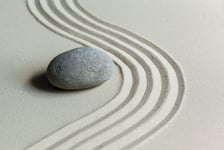 Zen stone garden