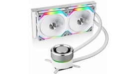 Refroidisseur ligalahad aio 240 rgb uni fan sl120 ga240sla 120 mm intel lga 115x pwm blanc