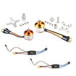 2-pack 2212 1400Kv/2200Kv borstlös motor med 10T/6T fäste + 30A XT60 ESC för UFO Quadcopter Rc flygplan