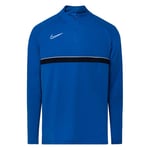 Nike Träningströja Academy 21 Drill Top - Blå/Vit, storlek X-Large