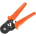 Outil de sertissage de virole, outils de sertissage réglables de pince à sertir Dechengbao utilisés pour 0,25-10mm2 (AWG 23-7) manchons de câble,