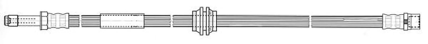 Bromsslang - VW - T6 transporter, T5 transporter, T5 transporter 4-motion. Mercedes - Sprinter