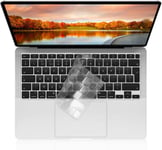 Protection clavier pour Macbook Pro 16 (16) Pro 13 (13,3) - Silicone transparent clavier AZERTY EU-Layout Phonillico®