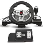 Volant de course de jeu NanoRS RS700 avec pédale 8en1