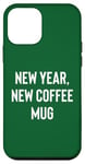 Coque pour iPhone 12 mini Tasse à café Nouvel An, nouvelle année