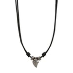 Fossil Collier Pour Homme Vintage Casual, Mesures : Longueur : 45 Cm + 5 Cm Collier En Cuir Noir, JF85832040