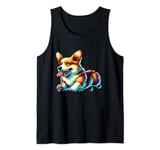 Happy Corgi Tank Top