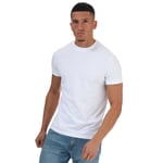 Superdry Mens Vintage Logo Embroidered T-Shirt in White Cotton - Size 3XL